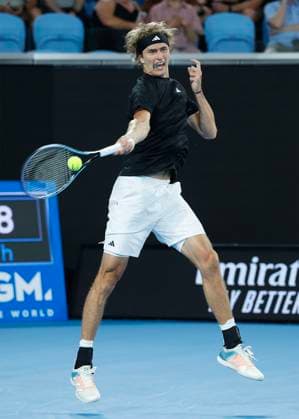 Alexander Zverev GER , Australian Open 2023, Melbourne Park, Melbourne, Victoria, Australia Copyright: xJuergenxHasenkopfx