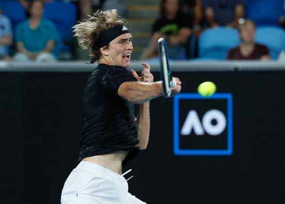 Alexander Zverev GER , Australian Open 2023, Melbourne Park, Melbourne, Victoria, Australia Copyright: xJuergenxHasenkopfx