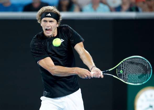 Alexander Zverev GER , Australian Open 2023, Melbourne Park, Melbourne, Victoria, Australia Copyright: xJuergenxHasenkopfx