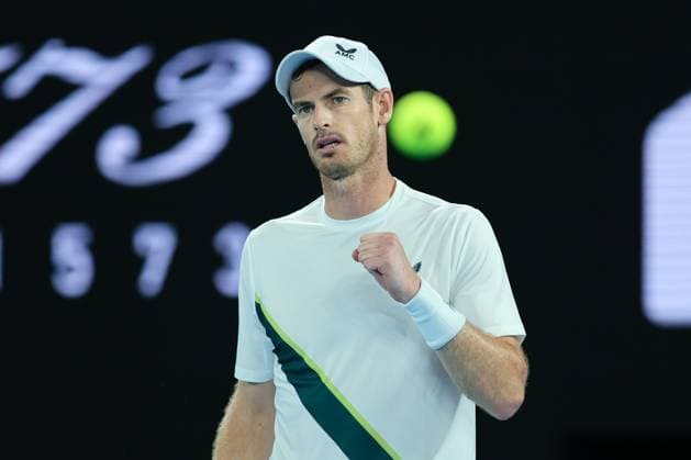Andy Murray of Great Britain reacts during round 1 match between Andy Murray of Great Britain and Matteo Berrettini of Italy Day 2 at the Australian Open Tennis 2023 at Rod Laver Arena, Melbourne, Australia on 17 January 2023. Copyright: xPeterxDovganx 34780499