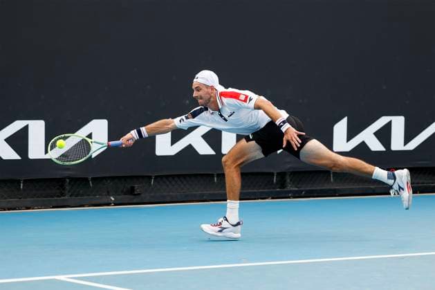 Jan Lennard Struff GER , Australian Open 2023, Melbourne Park, Melbourne, Victoria, Australia Copyright: xJuergenxHasenkopfx