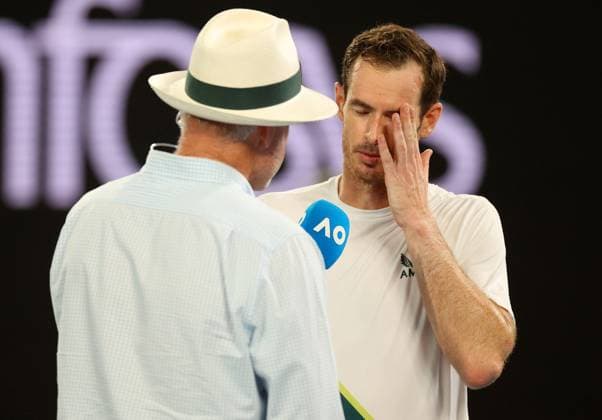 Mandatory Credit: Photo by Ella Ling Shutterstock (13716759az) Andy Murray of GBR is interviewed on court Australian Open, Day Two, Tennis, Melbourne Park, Melbourne, Australia - 17 Jan 2023 Australian Open, Day Two, Tennis, Melbourne Park, Melbourne, Australia - 17 Jan 2023 Copyright: xEllaxLing Shutterstockx 13716759az