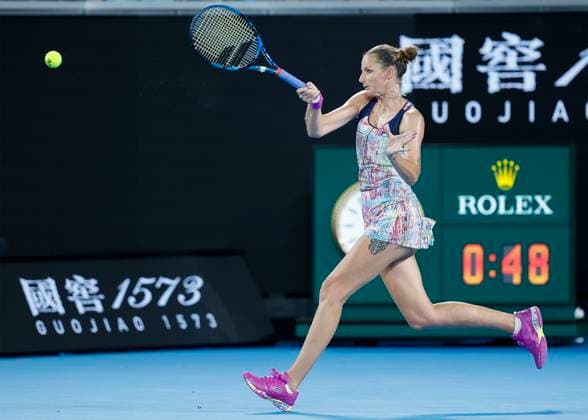 Karolina Pliskova, Australian Open 2023, Melbourne Park, Melbourne, Victoria, Australia Copyright: xJuergenxHasenkopfx