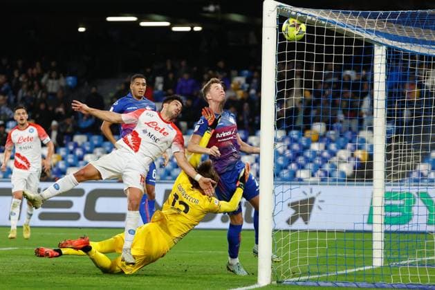 Bilder des Jahres 2023, Sport 01 Januar Sport Bilder des Tages Giovanni Simeone of Napoli during SSC Napoli vs US Cremonese, Italian football Coppa Italia match in Naples, Italy, January 17 2023  Copyright: xAgnxFotox xipa-agency.netx xLivexMediax 0 IPA_IPA35532972