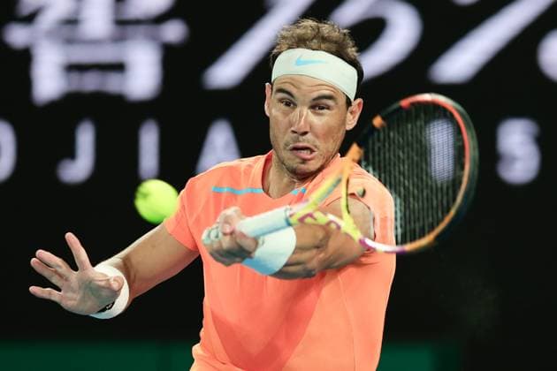 Rafael Nadal of Spain in action during round 2 match between Rafael Nadal of Spain and Mackenzie McDonald of USA Day 3 at the Australian Open Tennis 2023 at Rod Laver Arena, Melbourne, Australia on 18 January 2023. Copyright: xPeterxDovganx 34780684