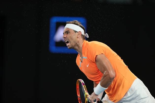 Rafael Nadal of Spain in action during round 2 match between Rafael Nadal of Spain and Mackenzie McDonald of USA Day 3 at the Australian Open Tennis 2023 at Rod Laver Arena, Melbourne, Australia on 18 January 2023. Copyright: xPeterxDovganx 34780714