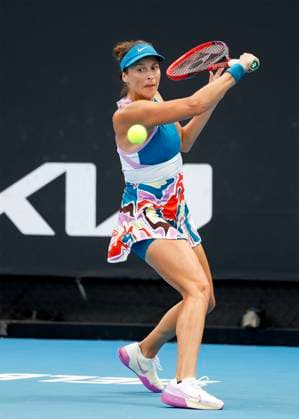 Tatjana Maria, Australian Open 2023, Melbourne Park, Melbourne, Victoria, Australia Copyright: xJuergenxHasenkopfx