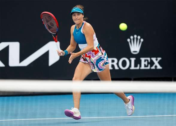Tatjana Maria, Australian Open 2023, Melbourne Park, Melbourne, Victoria, Australia Copyright: xJuergenxHasenkopfx
