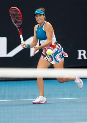 Tatjana Maria, Australian Open 2023, Melbourne Park, Melbourne, Victoria, Australia Copyright: xJuergenxHasenkopfx