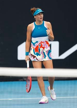Tatjana Maria makes fist and cheers,jubilation, joy,emotion, Australian Open 2023, Melbourne Park, Melbourne, Victoria, Australia Copyright: xJuergenxHasenkopfx