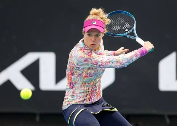 Laura Siegemund GER , Australian Open 2023, Melbourne Park, Melbourne, Victoria, Australia Copyright: xJuergenxHasenkopfx