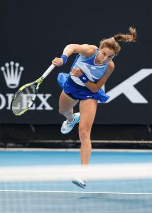 Lucia Bronzetti ITA , Australian Open 2023, Melbourne Park, Melbourne, Victoria, Australia Copyright: xJuergenxHasenkopfx