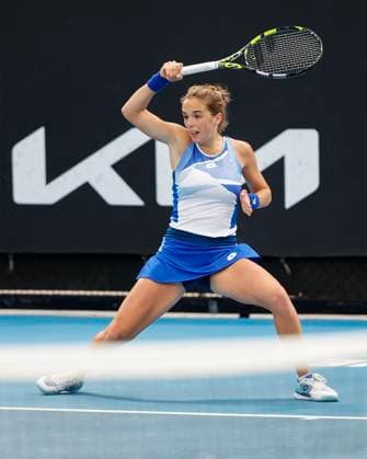Lucia Bronzetti ITA , Australian Open 2023, Melbourne Park, Melbourne, Victoria, Australia Copyright: xJuergenxHasenkopfx