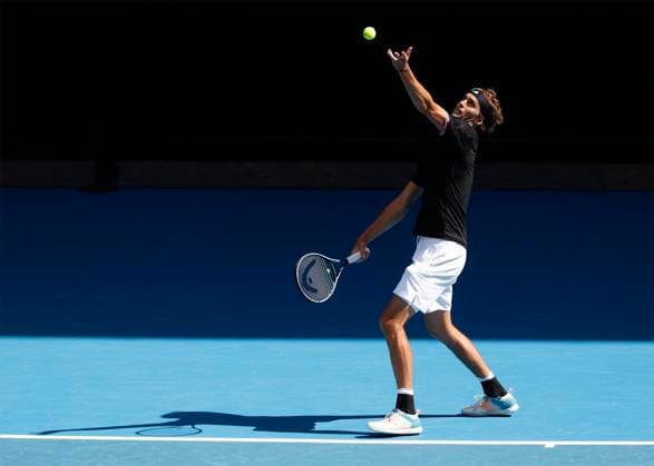 Alexander Zverev GER , Australian Open 2023, Melbourne Park, Melbourne, Victoria, Australia Copyright: xJuergenxHasenkopfx