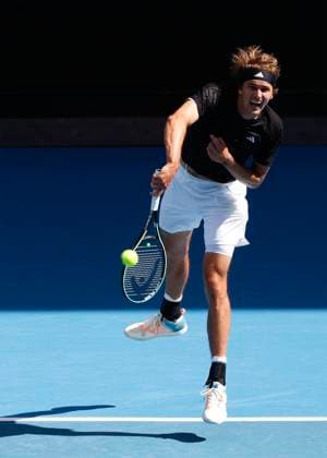 Alexander Zverev GER , Australian Open 2023, Melbourne Park, Melbourne, Victoria, Australia Copyright: xJuergenxHasenkopfx