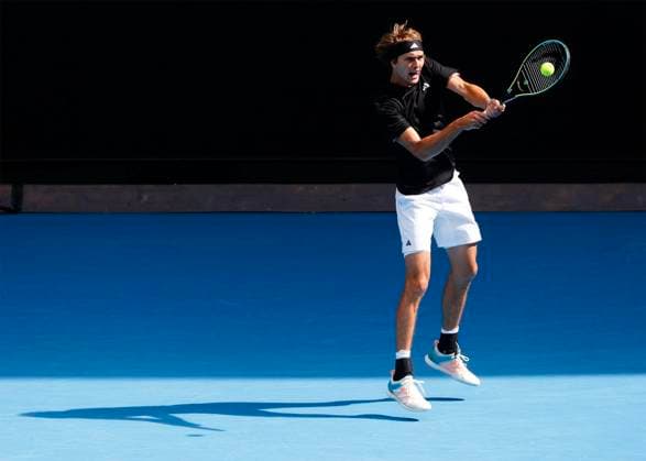 Alexander Zverev GER , Australian Open 2023, Melbourne Park, Melbourne, Victoria, Australia Copyright: xJuergenxHasenkopfx