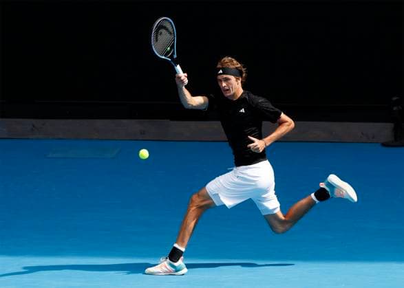 Alexander Zverev GER , Australian Open 2023, Melbourne Park, Melbourne, Victoria, Australia Copyright: xJuergenxHasenkopfx