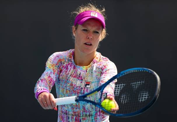 Mandatory Credit: Photo by Ella Ling Shutterstock (13716767bq) Laura Siegemund of Germany in action Australian Open, Day Four, Tennis, Melbourne Park, Melbourne, Australia - 19 Jan 2023 Australian Open, Day Four, Tennis, Melbourne Park, Melbourne, Australia - 19 Jan 2023 Copyright: xEllaxLing Shutterstockx 13716767bq