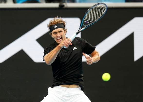 Alexander Zverev GER , Australian Open 2023, Melbourne Park, Melbourne, Victoria, Australia Copyright: xJuergenxHasenkopfx
