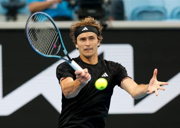 Alexander Zverev GER , Australian Open 2023, Melbourne Park, Melbourne, Victoria, Australia Copyright: xJuergenxHasenkopfx