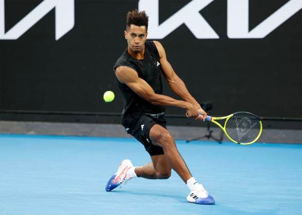 Michael Mmoh, Australian Open 2023, Melbourne Park, Melbourne, Victoria, Australia Copyright: xJuergenxHasenkopfx