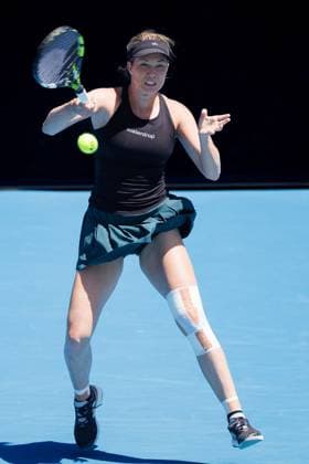 January 20, 2023: 13th seed Danielle COLLINS of the USA in action against 22nd seed Elena RYBAKINA of Kazakhstan in the Women s Singles match on day 5 of the 2023 Australian Open on Kia Arena, in Melbourne, Australia. Cal Media. USA - ZUMAc04_ 20230120_zaf_c04_048 Copyright: xSydneyxLowx