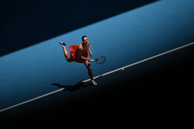 TENNIS AUSTRALIAN OPEN, Marta Kostyuk of Ukraine in action against Jessica Pegula of the USA during the 2023 Australian Open tennis tournament at Melbourne Park in Melbourne, Friday, January 20, 2023. ( NO ARCHIVING, EDITORIAL USE ONLY, NO USE IN BOOKS WITHOUT CONSENT MELBOURNE VICTORIA AUSTRALIA  Copyright: xLUKASxCOCHx 20230120001754612988