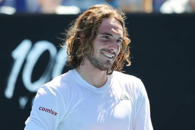Stefanos Tsitsipas of Greece looks on after defeating Talon Griekspoor of Netherlands in straight sets 6-2 7-6 6-3 in the round 3 match between Stefanos Tsitsipas of Greece and Talon Griekspoor of Netherlands Day 5 at the Australian Open Tennis 2023 at Rod Laver Arena, Melbourne, Australia on 20 January 2023. Copyright: xPeterxDovganx 34781165