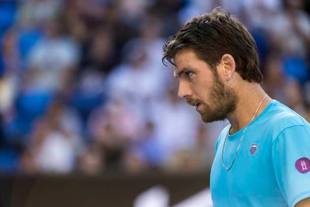 MELBOURNE, VIC - JANUARY 20: Cameron Norrie of the United Kingdom in action during Round 3 of the 2023 Australian Open on January 20 2023, at Melbourne Park in Melbourne, Australia. (Photo by Jason Heidrich Icon Sportswire) TENNIS: JAN 20 Australian Open Icon230120140