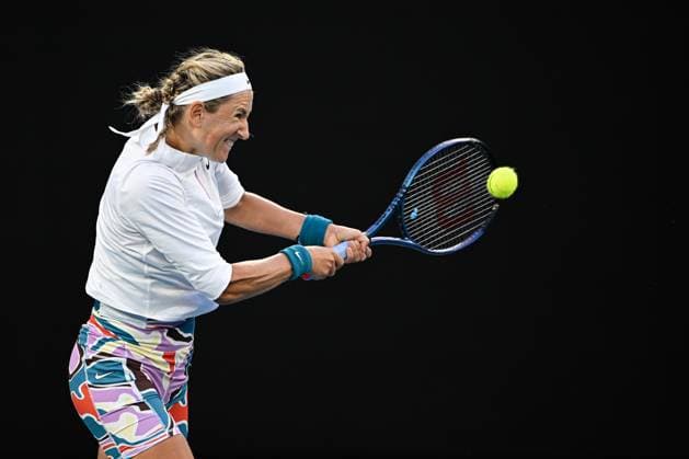 Mandatory Credit: Photo by James Gourley Shutterstock (13716911dl) Victoria Azarenka in action during her third round match Australian Open, Day Five, Tennis, Melbourne Park, Melbourne, Australia - 20 Jan 2023 Australian Open, Day Five, Tennis, Melbourne Park, Melbourne, Australia - 20 Jan 2023 Copyright: xJamesxGourley Shutterstockx 13716911dl