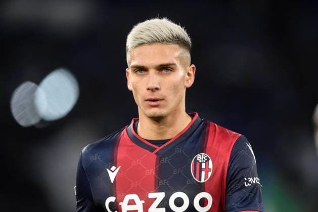 Nicolas Dominguez of Bologna FC during the Italy Cup football match between SS Lazio and Bologna FC at Olimpico stadium in Rome (Italy), January 19th, 2023. Photo Antonietta Baldassarre Insidefoto AntoxBalda