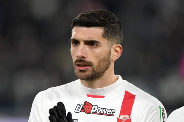MATTIA VALOTI, Monza, Coppa Italia, 2022-23, Juventus vs Monza 2-1, 19-01-2023, Primo piano, Head shot COPPA ITALIA 2022-23 JUVENTUS-MONZA 2-1