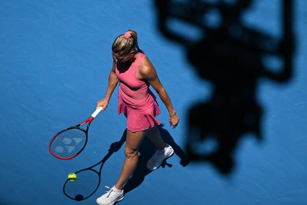 Mandatory Credit: Photo by James Gourley Shutterstock (13728737cv) Camila Giorgi during her third round match Australian Open, Day Six, Tennis, Melbourne Park, Melbourne, Australia - 21 Jan 2023 Australian Open, Day Six, Tennis, Melbourne Park, Melbourne, Australia - 21 Jan 2023 Copyright: xJamesxGourley Shutterstockx 13728737cv