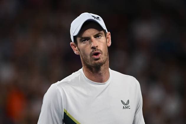 TENNIS AUSTRALIAN OPEN, Andy Murray Of Great Britain reacts during his match against Roberto Bautista Agut of Spain during the 2023 Australian Open tennis tournament at Melbourne Park in Melbourne, Wednesday, May 1, 2019. ( NO ARCHIVING, EDITORIAL USE ONLY, NO USE IN BOOKS WITHOUT CONSENT MELBOURNE VICTORIA AUSTRALIA  Copyright: xJOELxCARRETTx 20230121001755026988