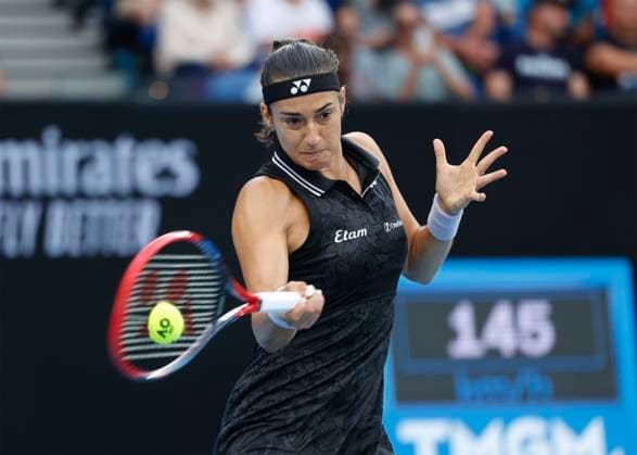 Caroline Garcia FRA , Australian Open 2023, Melbourne Park, Melbourne, Victoria, Australia Copyright: xJuergenxHasenkopfx