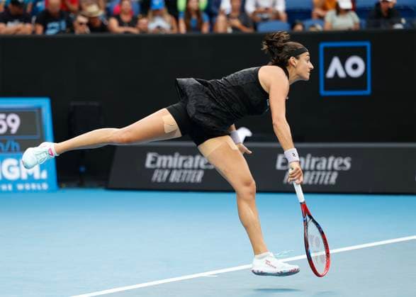 Caroline Garcia FRA , Australian Open 2023, Melbourne Park, Melbourne, Victoria, Australia Copyright: xJuergenxHasenkopfx