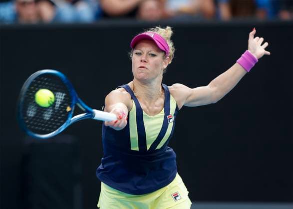 Laura Siegemund GER , Australian Open 2023, Melbourne Park, Melbourne, Victoria, Australia Copyright: xJuergenxHasenkopfx