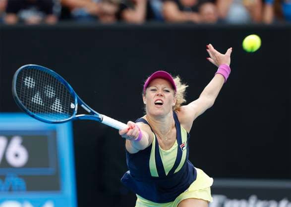 Laura Siegemund GER , Australian Open 2023, Melbourne Park, Melbourne, Victoria, Australia Copyright: xJuergenxHasenkopfx