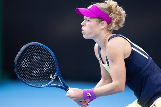 Laura Siegemund of Germany in action during the round 3 match between Caroline Garcia of France and Laura Siegemund of Germany, Day 6 at the Australian Open Tennis 2023 at KIA Arena, Melbourne, Australia on 21 January 2023. Copyright: xPeterxDovganx 34781449