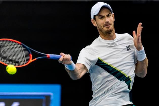 MELBOURNE, VIC - JANUARY 21: Andy Murray of the United Kingdom in action during Round 3 of the 2023 Australian Open on January 21 2023, at Melbourne Park in Melbourne, Australia. (Photo by Jason Heidrich Icon Sportswire) TENNIS: JAN 21 Australian Open Icon230121140