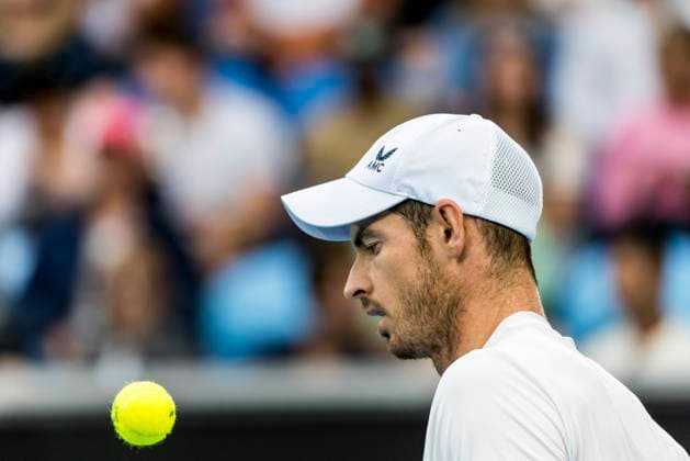 MELBOURNE, VIC - JANUARY 21: Andy Murray of the United Kingdom in action during Round 3 of the 2023 Australian Open on January 21 2023, at Melbourne Park in Melbourne, Australia. (Photo by Jason Heidrich Icon Sportswire) TENNIS: JAN 21 Australian Open Icon230121147