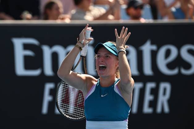 2023 Australian Open Linda Fruhvirtova CZE