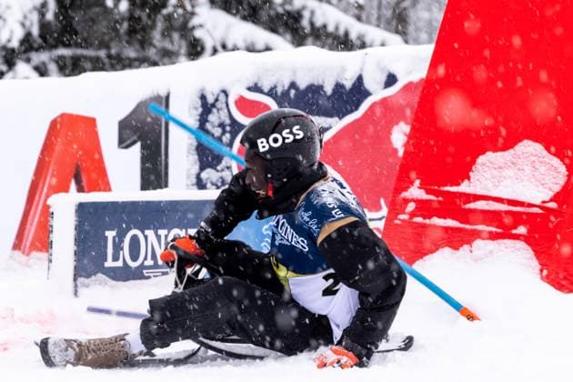 ALPINE SKIING - FIS WC Kitzbuehel KITZBUEHEL,AUSTRIA,21.JAN.23 - ALPINE SKIING - FIS World Cup, Hahnenkamm-race, side event, Kitz Charity Trophy. Image shows Lame Khaby (Boss 1).  GEPAxpictures xMaticxKlansek