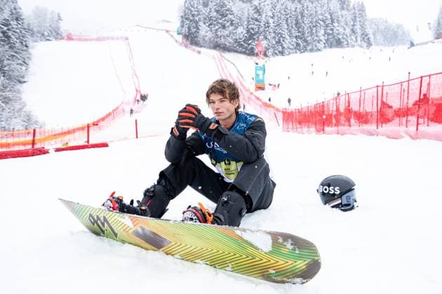ALPINE SKIING - FIS WC Kitzbuehel KITZBUEHEL,AUSTRIA,21.JAN.23 - ALPINE SKIING - FIS World Cup, Hahnenkamm-race, side event, Kitz Charity Trophy. Image shows Jordan Barrett (SIGNA).  GEPAxpictures xMaticxKlansek