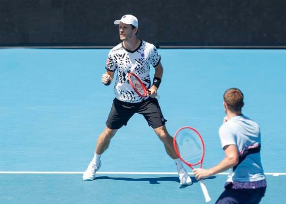 Wesley Koolhof Neal Skupski, Mens Doubles, Australian Open 2023, Melbourne Park, Melbourne, Victoria, Australia Copyright: xJuergenxHasenkopfx