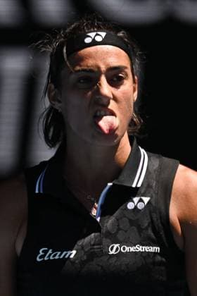 Mandatory Credit: Photo by James Gourley Shutterstock (13729780dm) Caroline Garcia looks dejected during her fourth round match Australian Open, Day Eight, Tennis, Melbourne Park, Melbourne, Australia - 23 Jan 2023 Australian Open, Day Eight, Tennis, Melbourne Park, Melbourne, Australia - 23 Jan 2023 Copyright: xJamesxGourley Shutterstockx 13729780dm