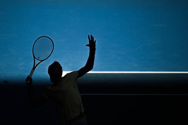 Mandatory Credit: Photo by James Gourley Shutterstock (13729780gq) Holger Rune in action during his fourth round match Australian Open, Day Eight, Tennis, Melbourne Park, Melbourne, Australia - 23 Jan 2023 Australian Open, Day Eight, Tennis, Melbourne Park, Melbourne, Australia - 23 Jan 2023 Copyright: xJamesxGourley Shutterstockx 13729780gq
