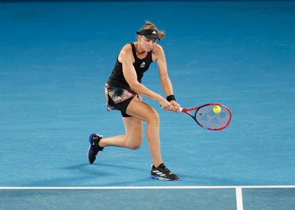 Elena Rybakina KAZ , Australian Open 2023, Melbourne Park, Melbourne, Victoria, Australia Copyright: xJuergenxHasenkopfx