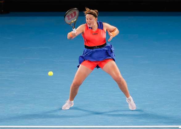 Jelena Ostapenko, Australian Open 2023, Melbourne Park, Melbourne, Victoria, Australia Copyright: xJuergenxHasenkopfx