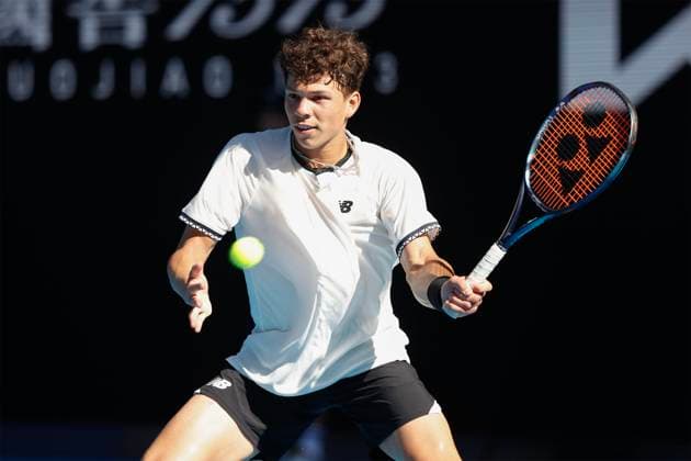 Ben Shelton USA Australian Open 2023, Melbourne Park, Melbourne, Victoria, Australia Copyright: xJuergenxHasenkopfx